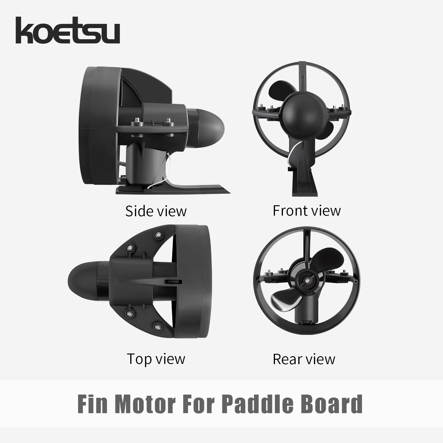 KOETSU パドルボード水中推進装置、モーター、コンパクト - Fishing Kayak Crate のレビューと価格